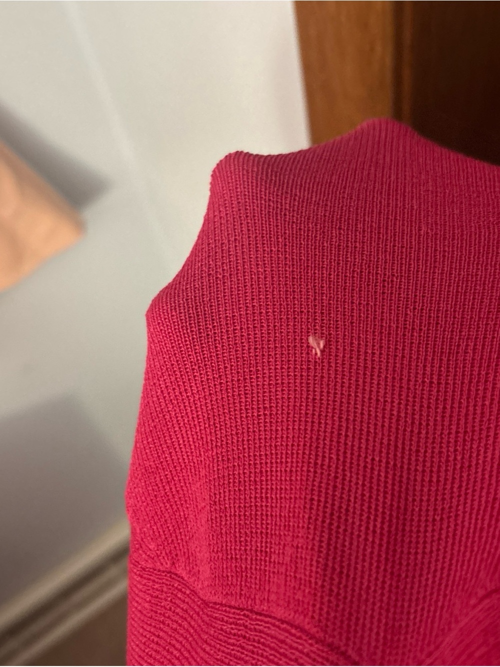 Anne Klein Open-Front Cardigan in Bright Raspberry - Picture 4 of 4